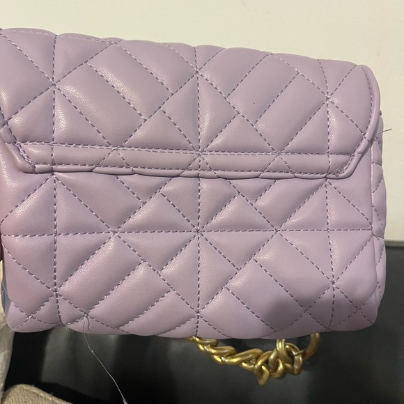Lavender Quilted Chain Shoulder Bag - Picture 3 of 3